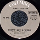 Patti Austin - Day By Day / Didn't Say A Word