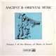 Various - Ancient & Oriental Music (Volume I Of The History Of Music In Sound)