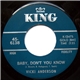 Vicki Anderson - Baby Don't You Know / The Feeling Is Real