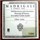 D. Carlo Gesualdo - Madrigali A Cinque Voci Dell'Illustrissimo, & Eccellentissimo Prencipe Di Venosa, D. Carlo Gesualdo - Libro Terzo